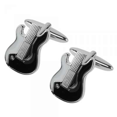 Cool Music Electric Guitar Cufflinks