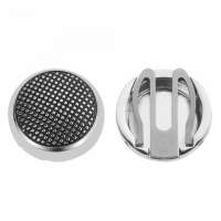 Silver Dotted Button Cover Cufflinks for Shirt