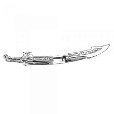 Silver Unique Sword Tie Clip Tie Bar